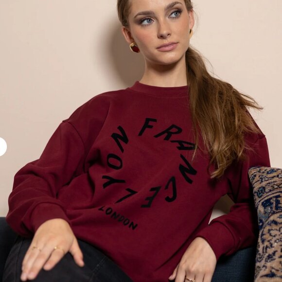 Burgundy France Crewneck - Picture 6 of 9